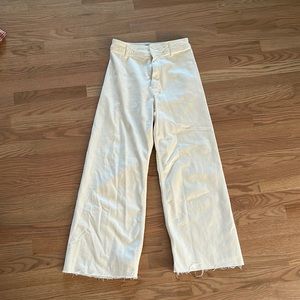 Zara Marine Straight pant in cream